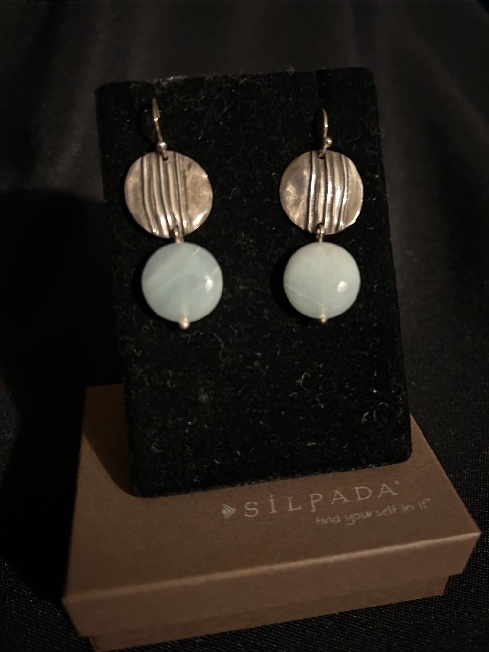 Silpada W2019 Quartzite & Sterling Silver Earrings